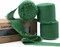 3 Rolls Bright Green Handmade Fringe Chiffon Ribbon 1.5" x 7Yd Silk-Like Ribbon Colorful Rustic Ribbon for Bouquets Wrapping Decor Wedding Tie Invitations Crafts